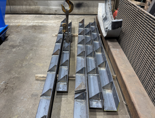 Fabrication / Métallisation de seuils deversoirs